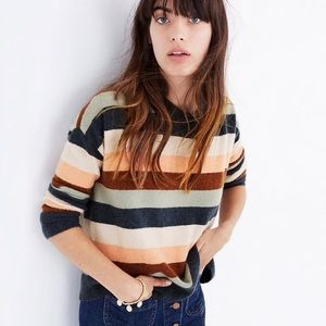 Madewell Pullover Sweater in Elmwood Stripe